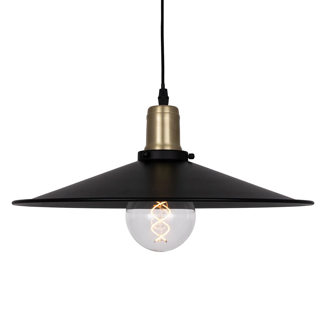Globen Lighting Disc pendant lamp Black | Scandinavian Design | Desk & table lamps | Black