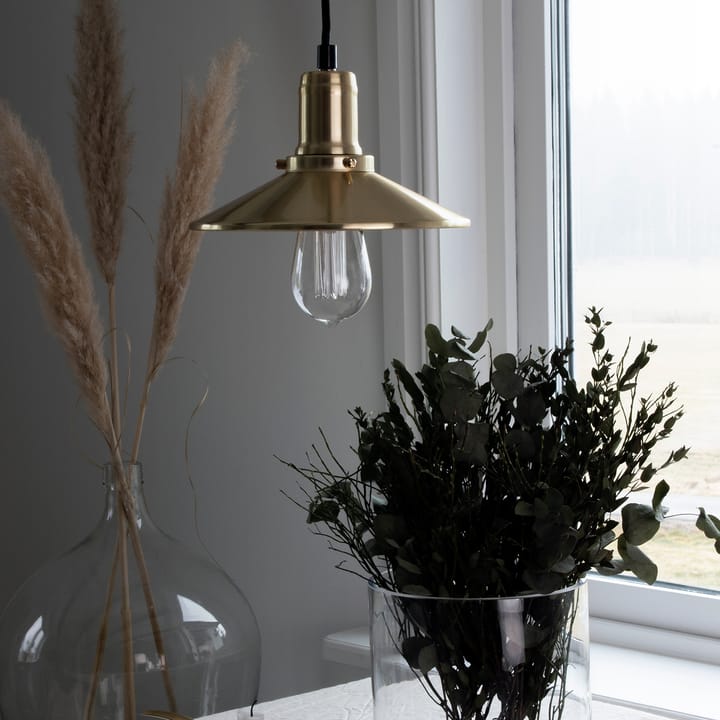 Disc pendant lamp mini, Brushed brass Globen Lighting