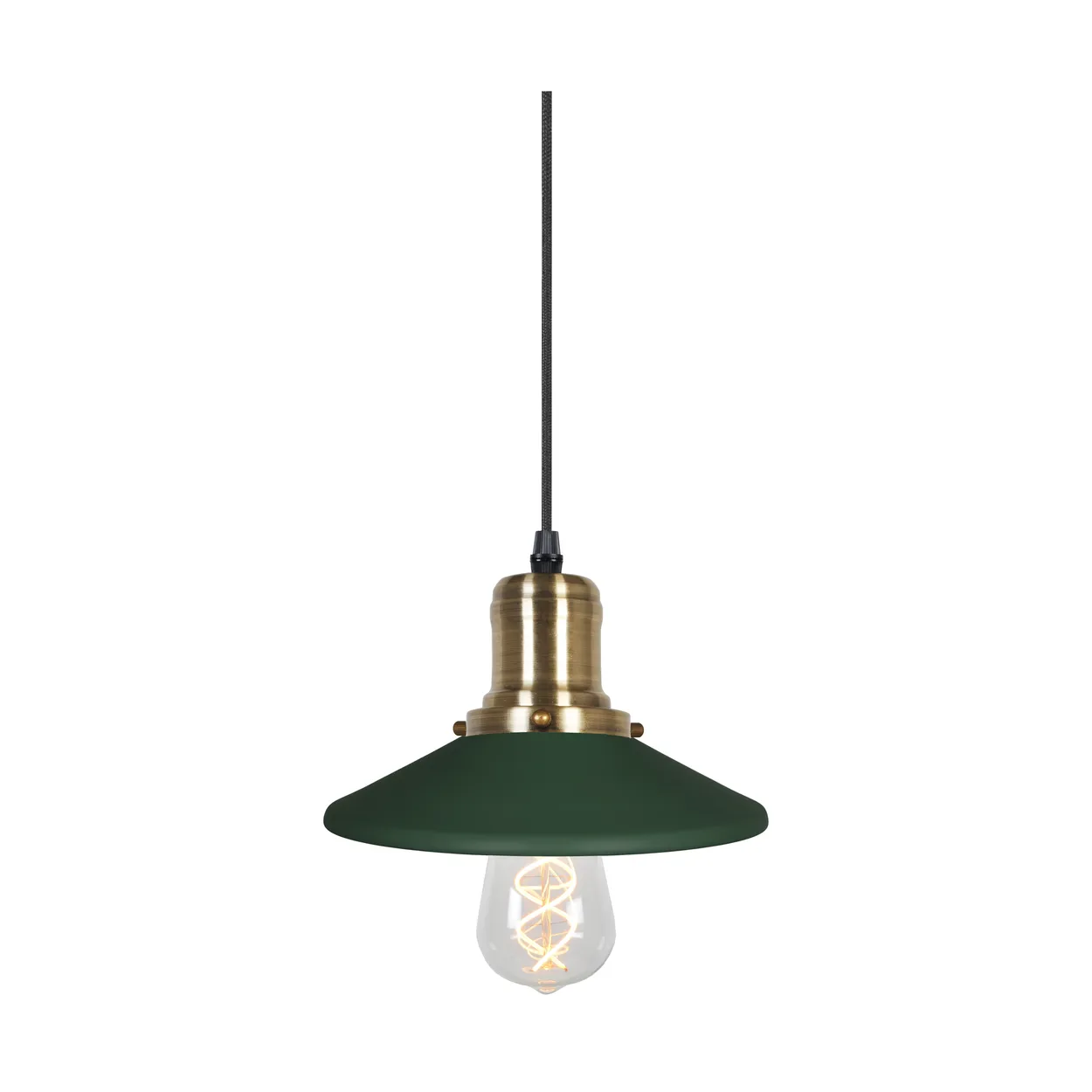 Globen Lighting Disc pendant lamp mini Green | Scandinavian Design | Pendant lamps | Green