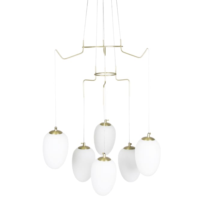 Divine 6 ceiling lamp - brass - Globen Lighting