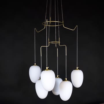Divine 6 ceiling lamp - brass - Globen Lighting