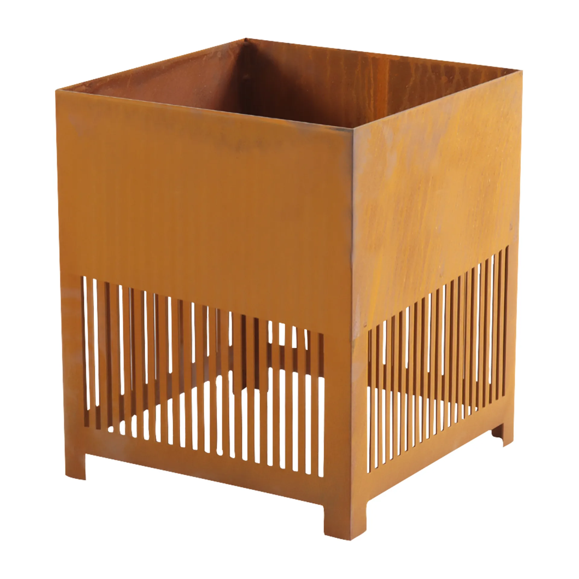 Falsterbo floor lamp/flower pot 40 cm, Raw Corten Globen Lighting