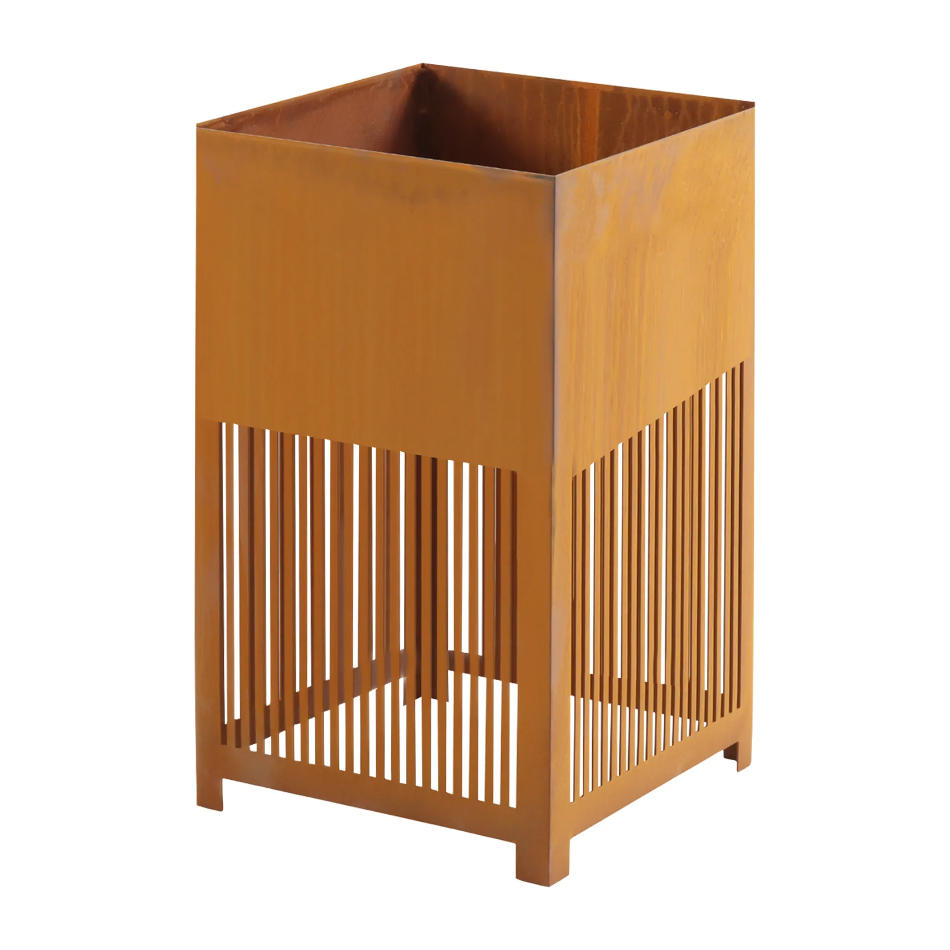 Falsterbo floor lamp/flower pot 60 cm, Raw Corten Globen Lighting