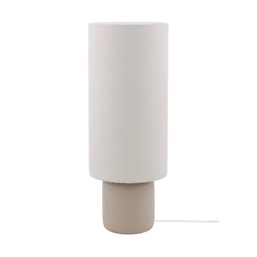 Florian floor lamp - White bouclé/beige, Ø30x80 cm - Globen Lighting