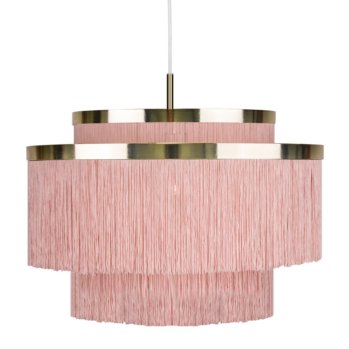Globen Lighting Frans ceiling lamp pink brass | Scandinavian Design | Pendant lamps | Pink