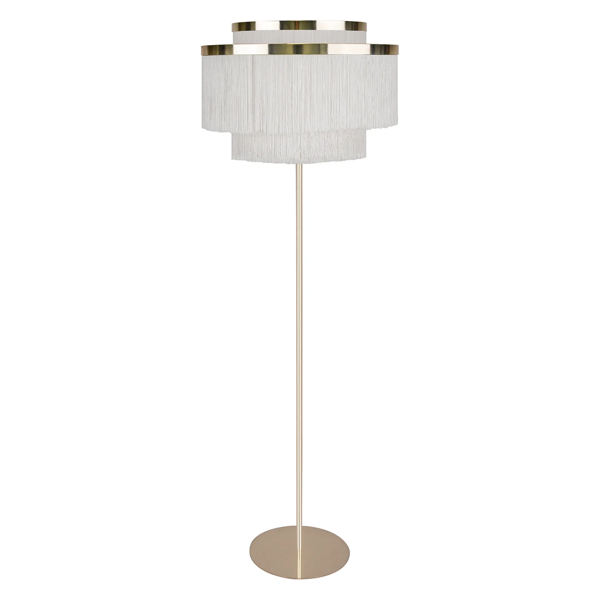 Frans floor lamp, White-bronze Globen Lighting