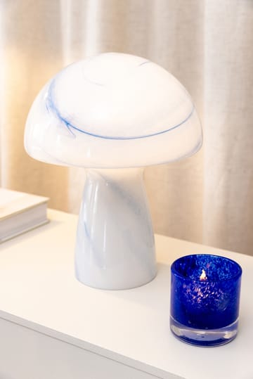 Fungo Swirl 22 table lamp - Blue - Globen Lighting
