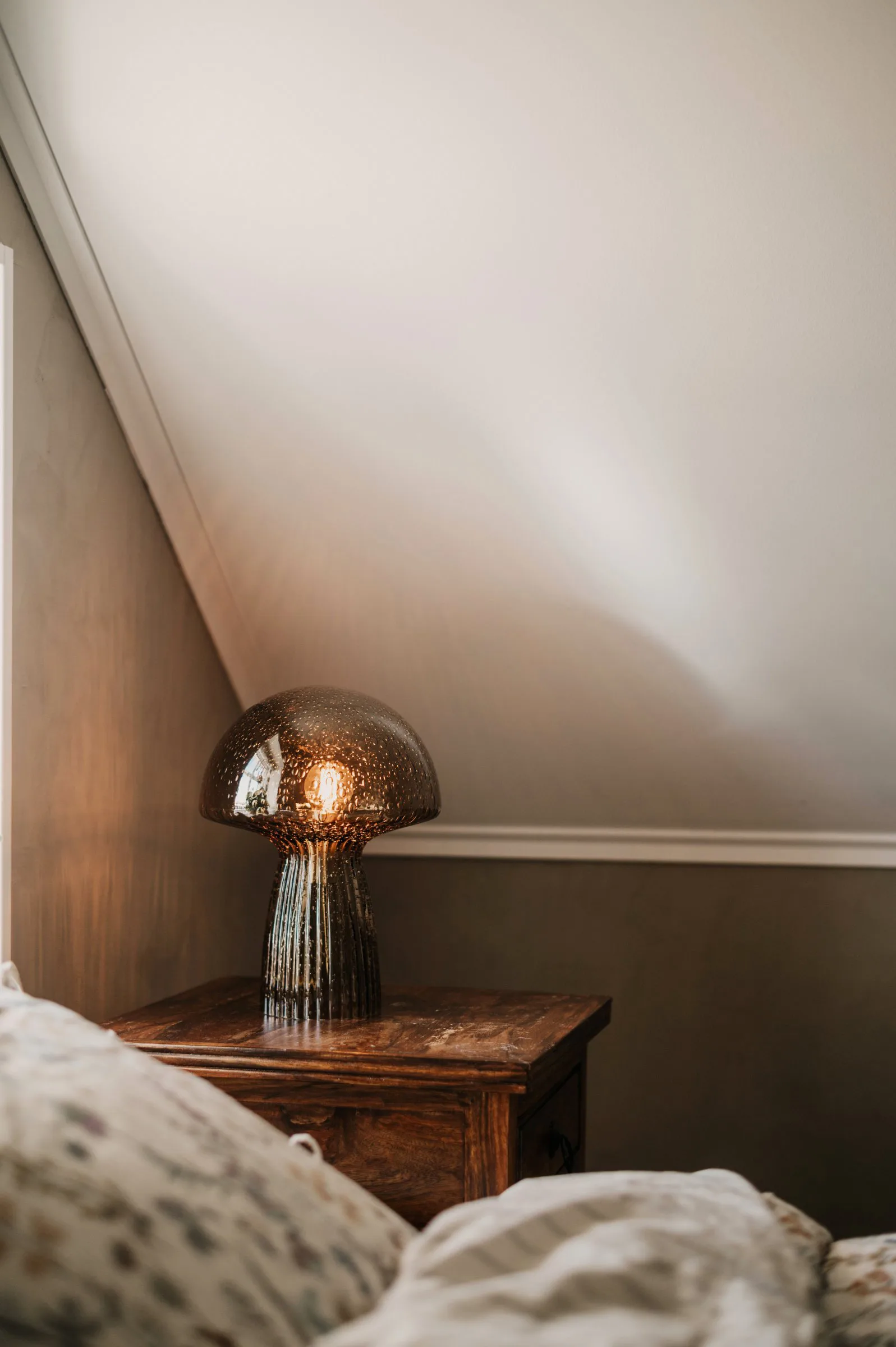 Fungo table lamp Special Edition brown, 30 cm Globen Lighting