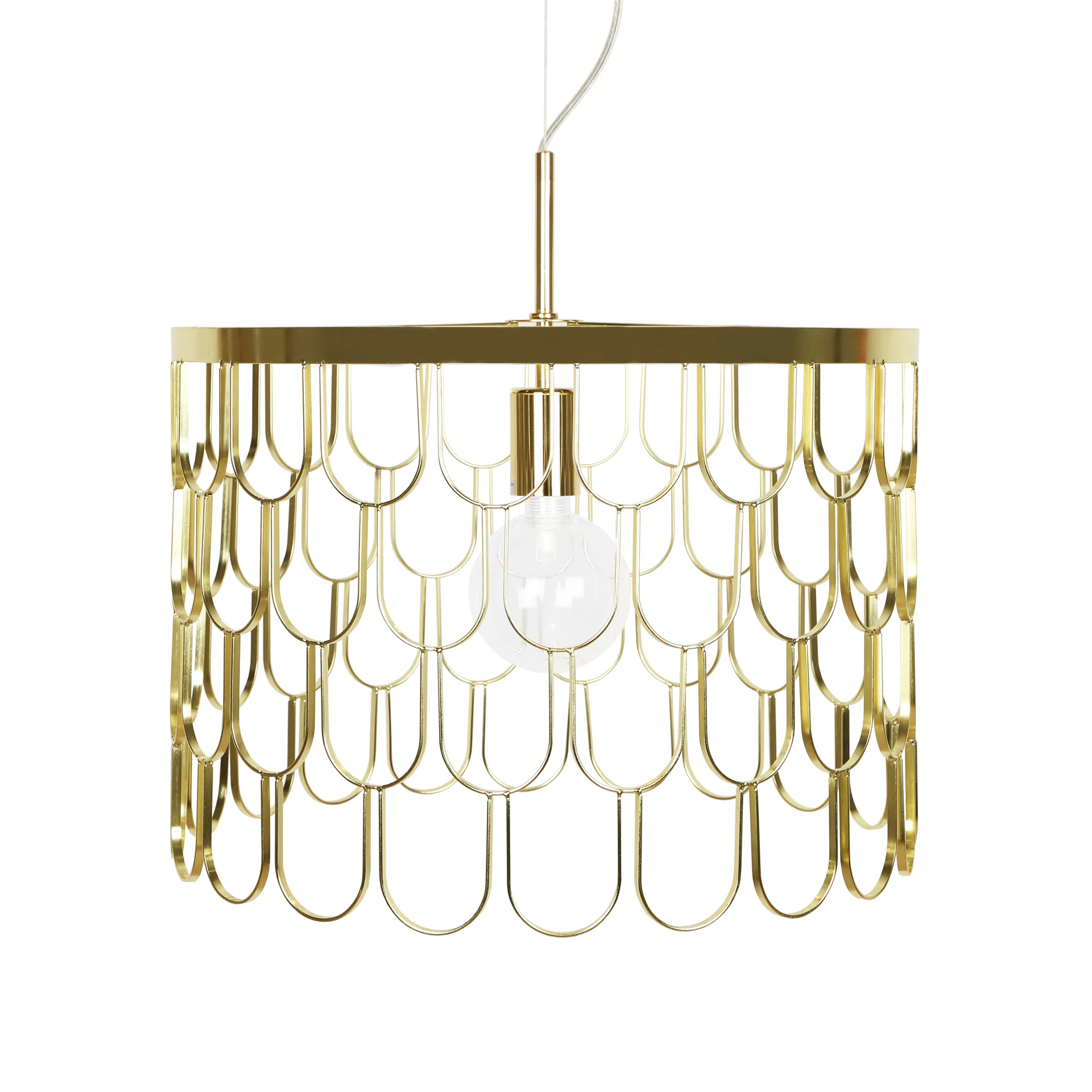 Gatsby ceiling lamp, brass Globen Lighting