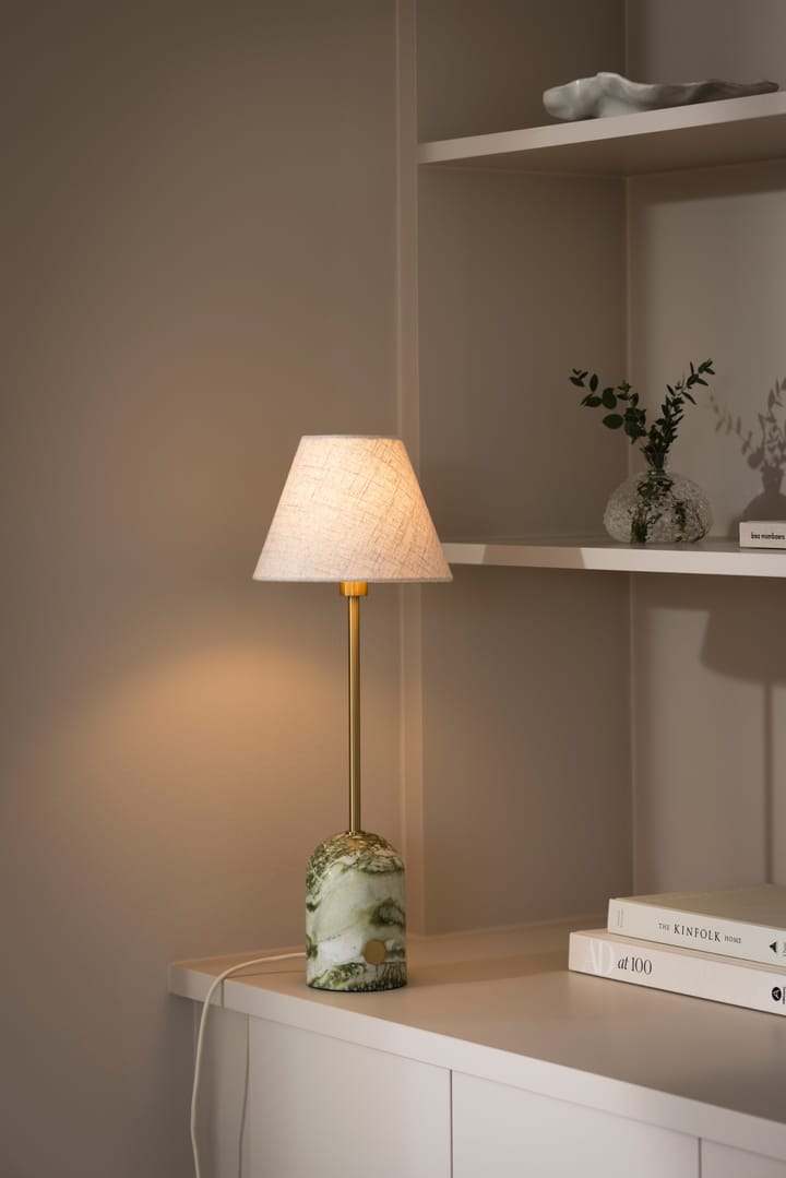 Gino 20 table lamp, Light green marble Globen Lighting