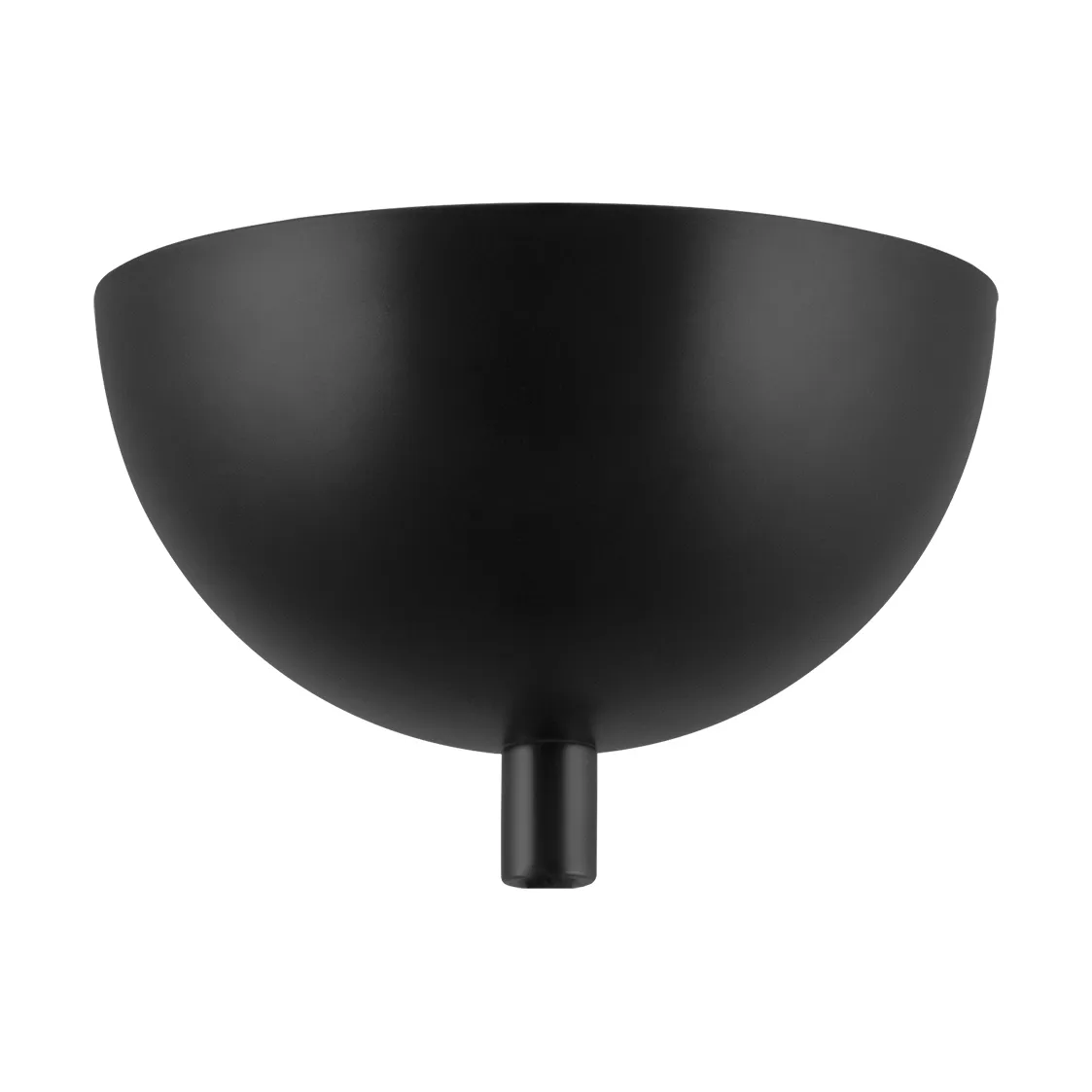 Globen Lighting rounded ceiling rose, Black Globen Lighting