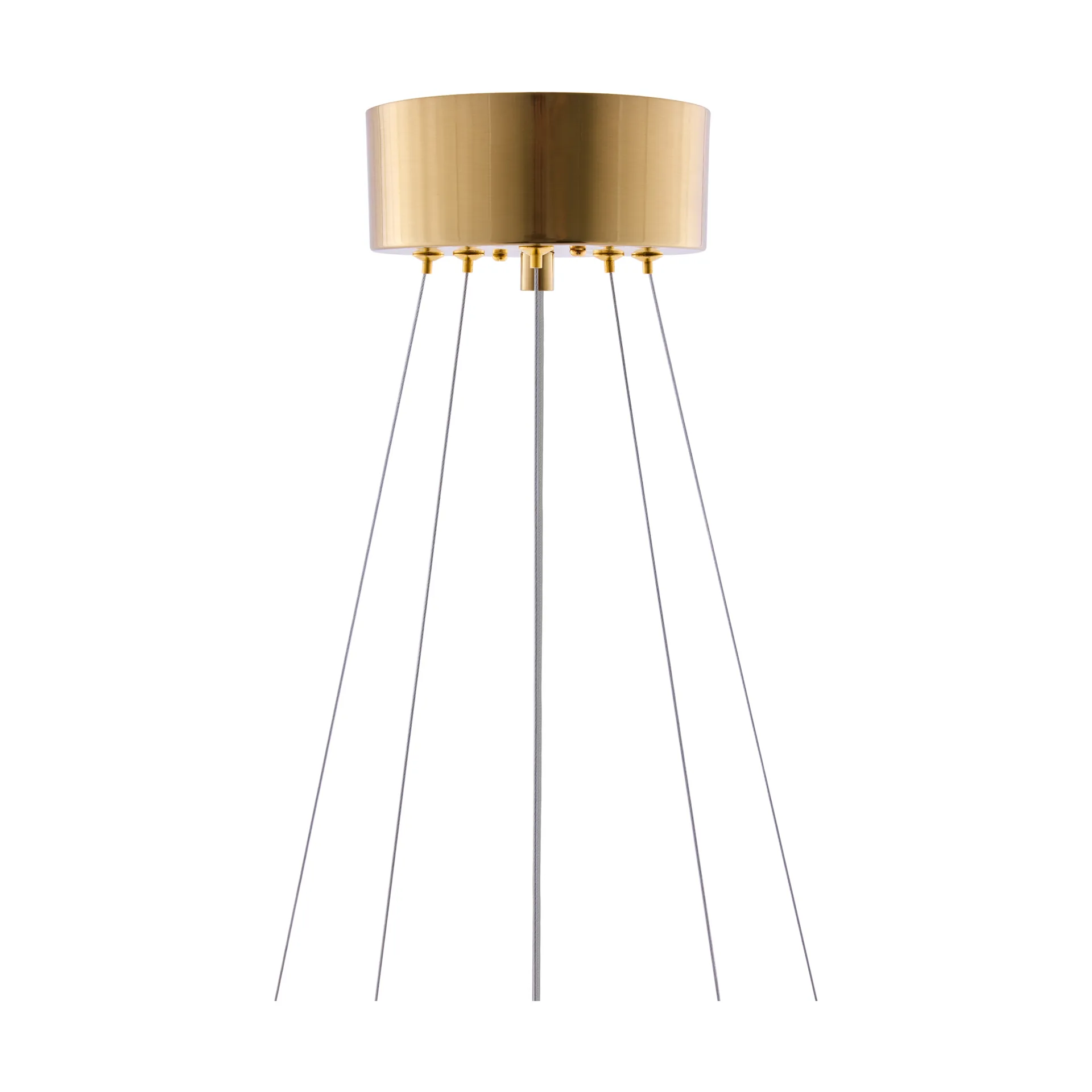 Hook 60 pendant, Clear-brushed brass Globen Lighting