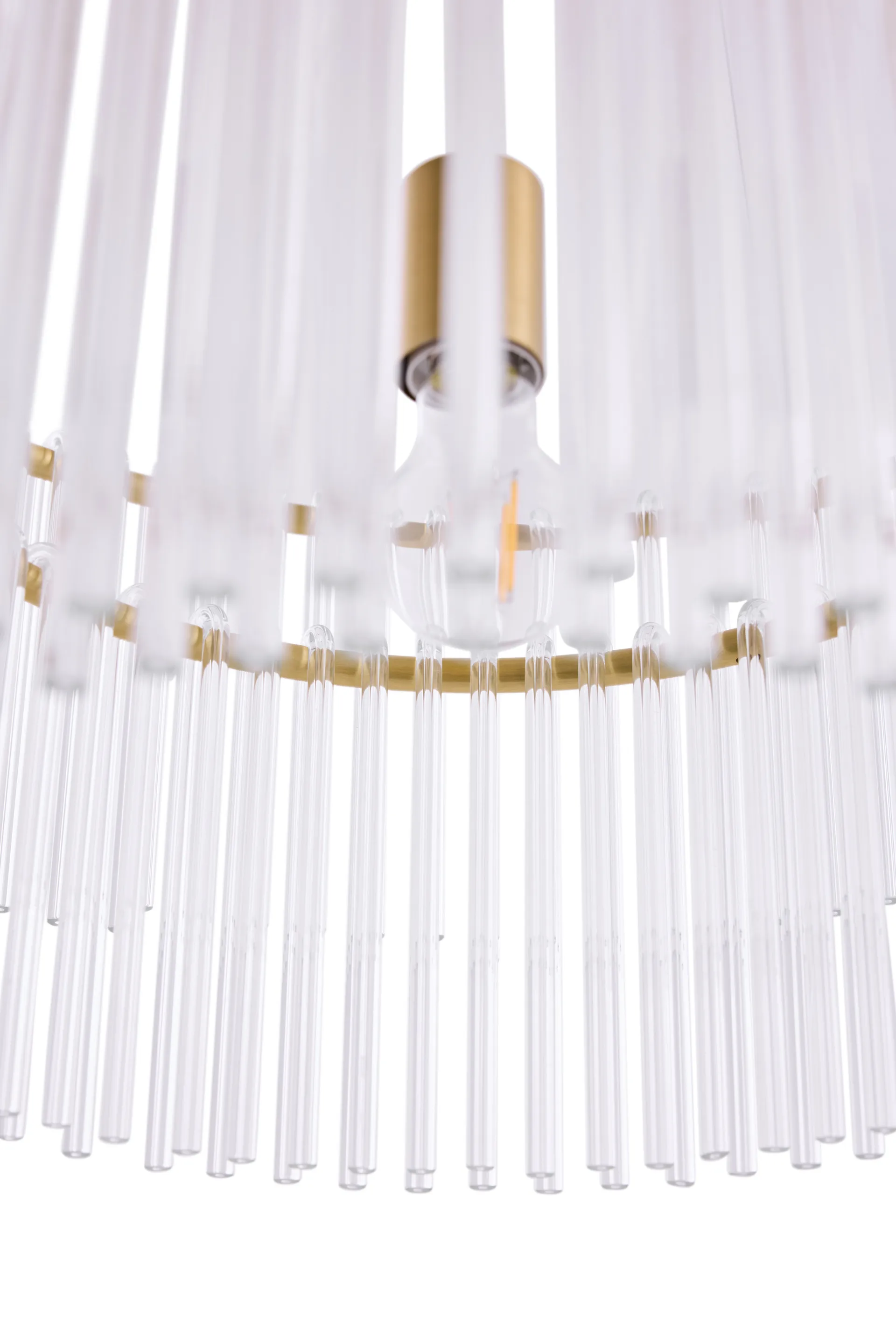 Hook 60 pendant, Clear-brushed brass Globen Lighting