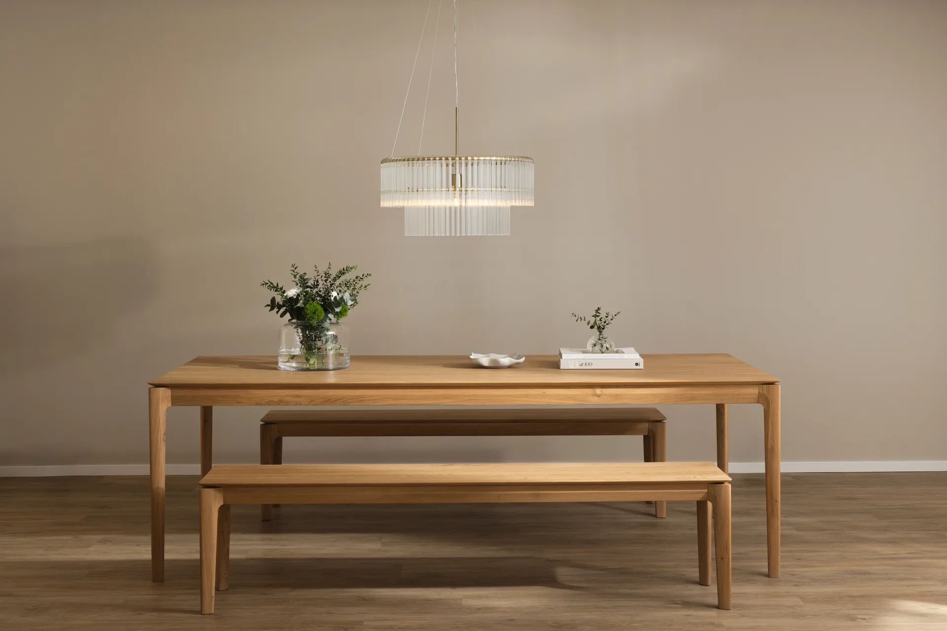 Hook 60 pendant, Clear-brushed brass Globen Lighting