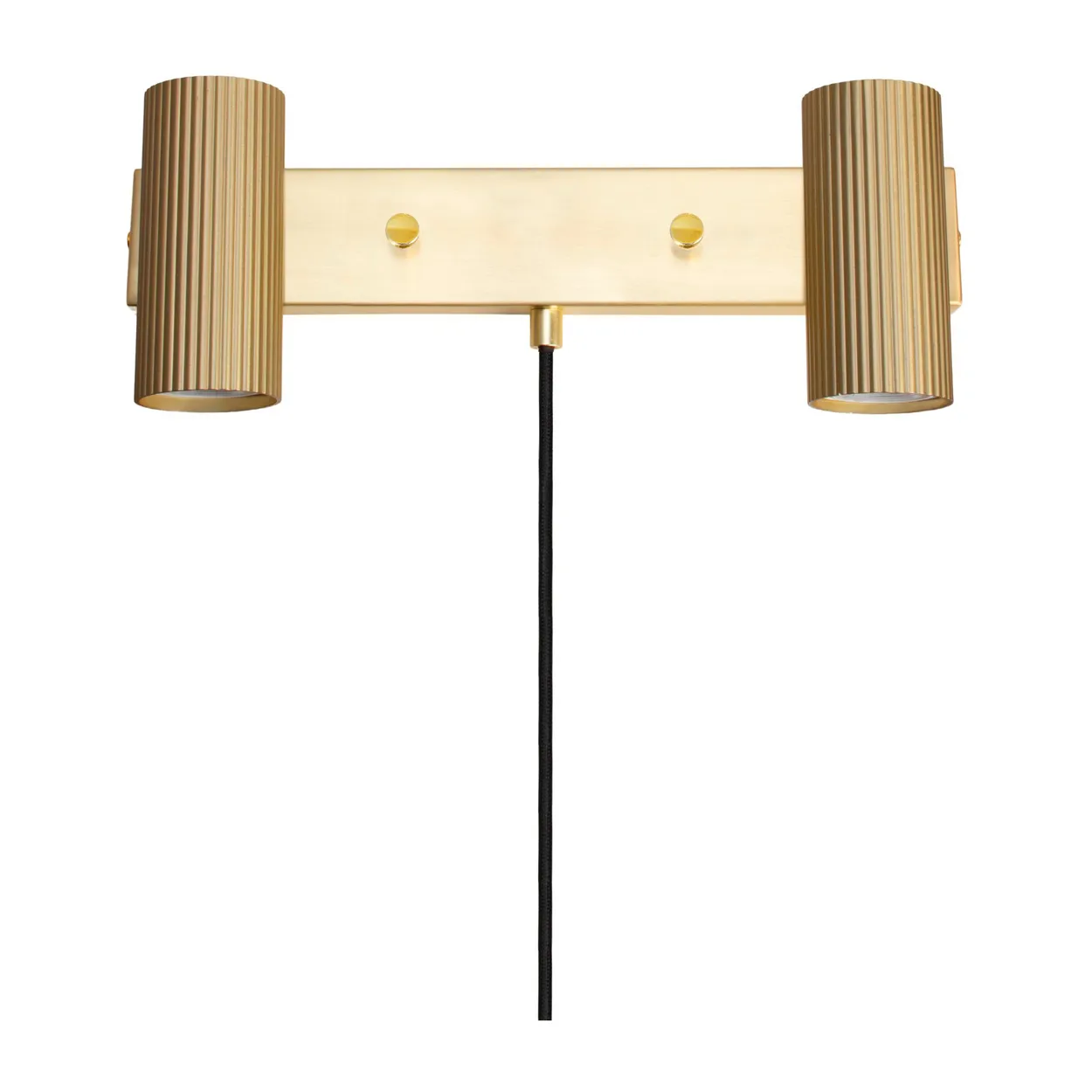 Globen Lighting Hubble 2 wall lamp Brushed brass | Scandinavian Design | Wall lights | Gold-coloured