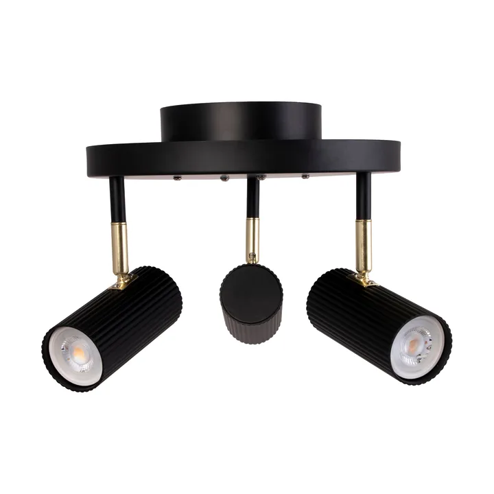 Hubble 3 ceiling lamp - Black - Globen Lighting