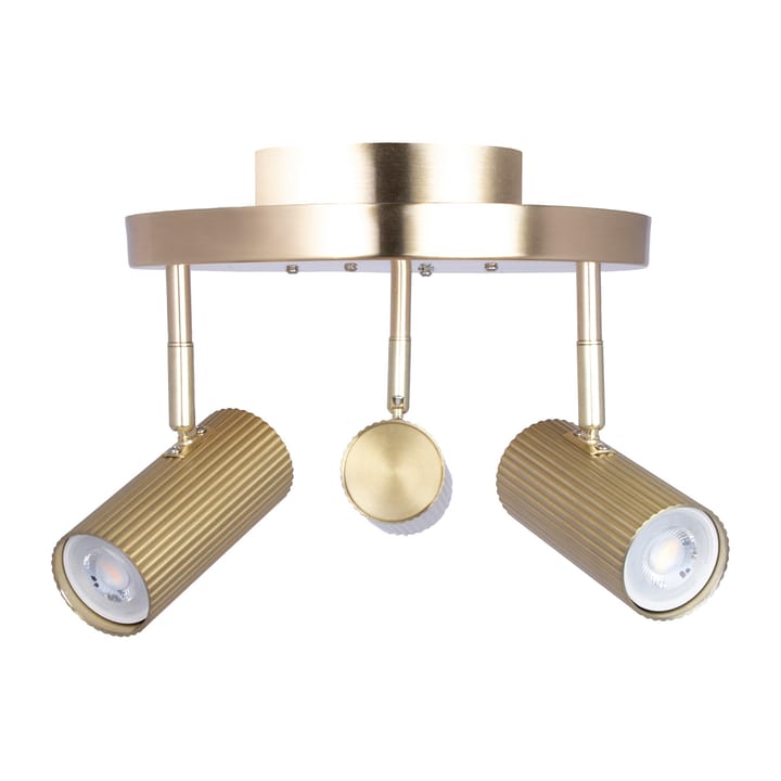 Hubble 3 ceiling lamp - Brushed brass - Globen Lighting