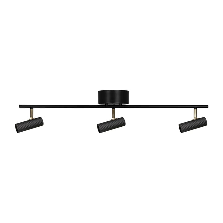 Hubble 3 Long ceiling lamp - Black-brass - Globen Lighting