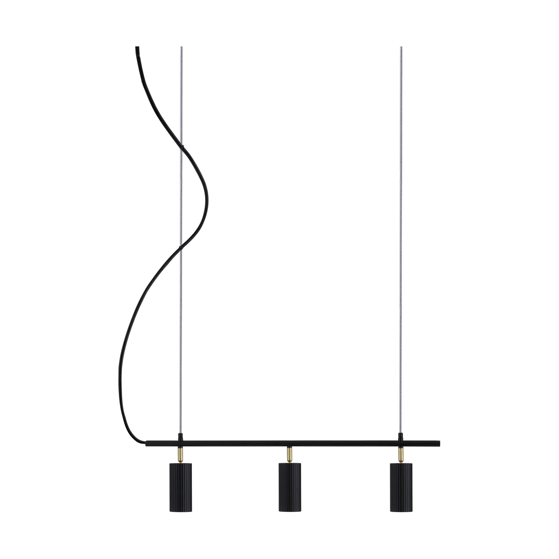Hubble 3 Long ceiling lamp, Black Globen Lighting