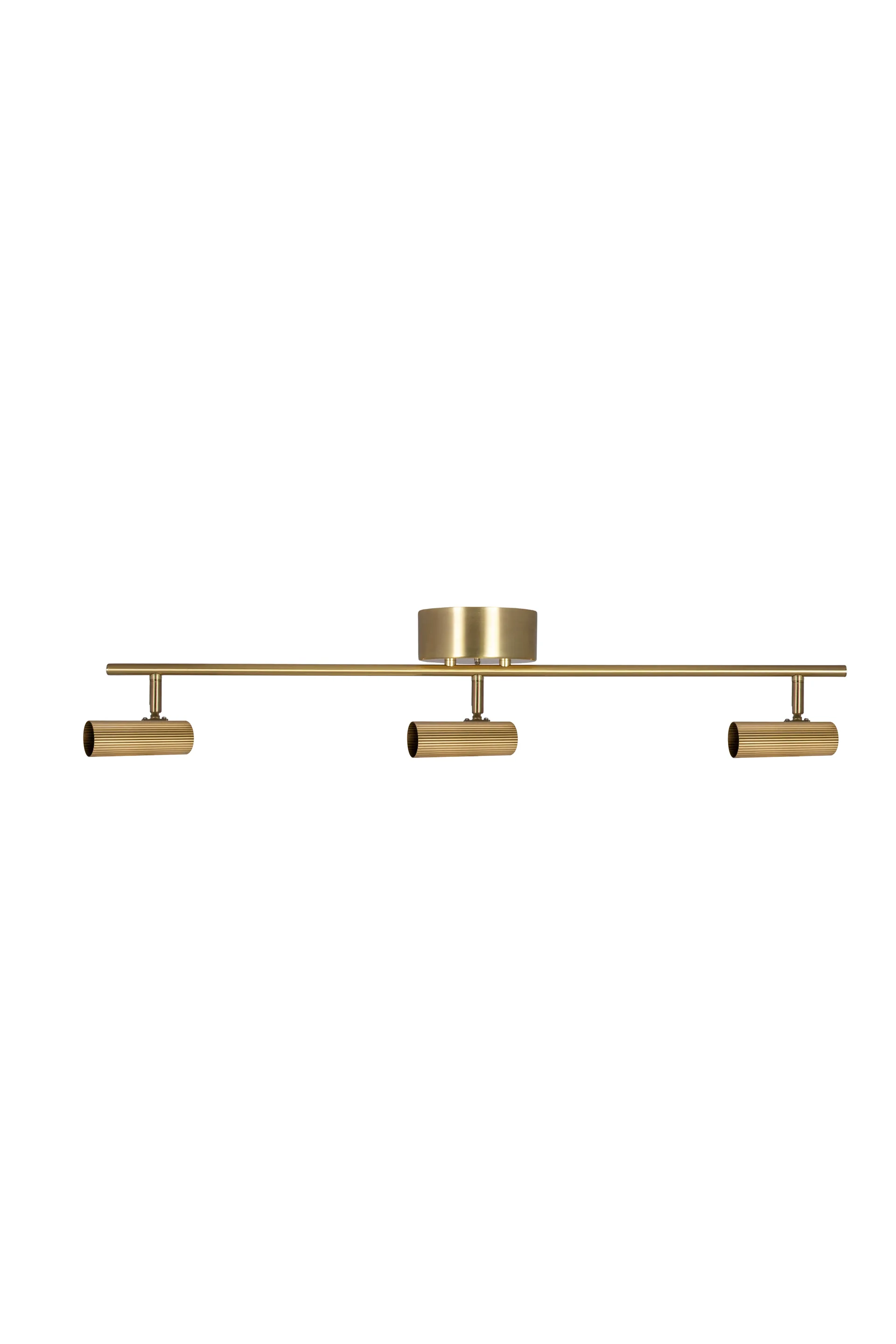 Hubble 3 Long ceiling lamp, Brushed brass Globen Lighting