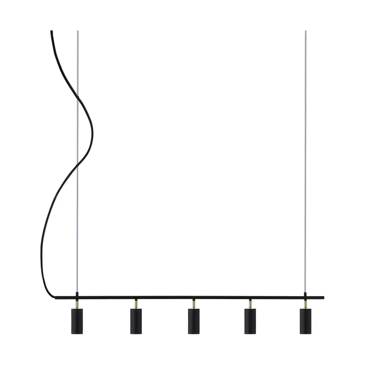 Hubble 5 Long ceiling light - Black - Globen Lighting