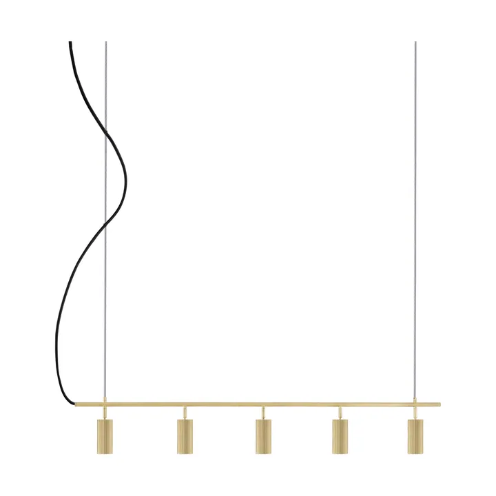 Hubble 5 Long ceiling light - Brushed brass - Globen Lighting