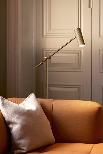 Hubble Read floor lamp - Brushed brass - Globen Lighting