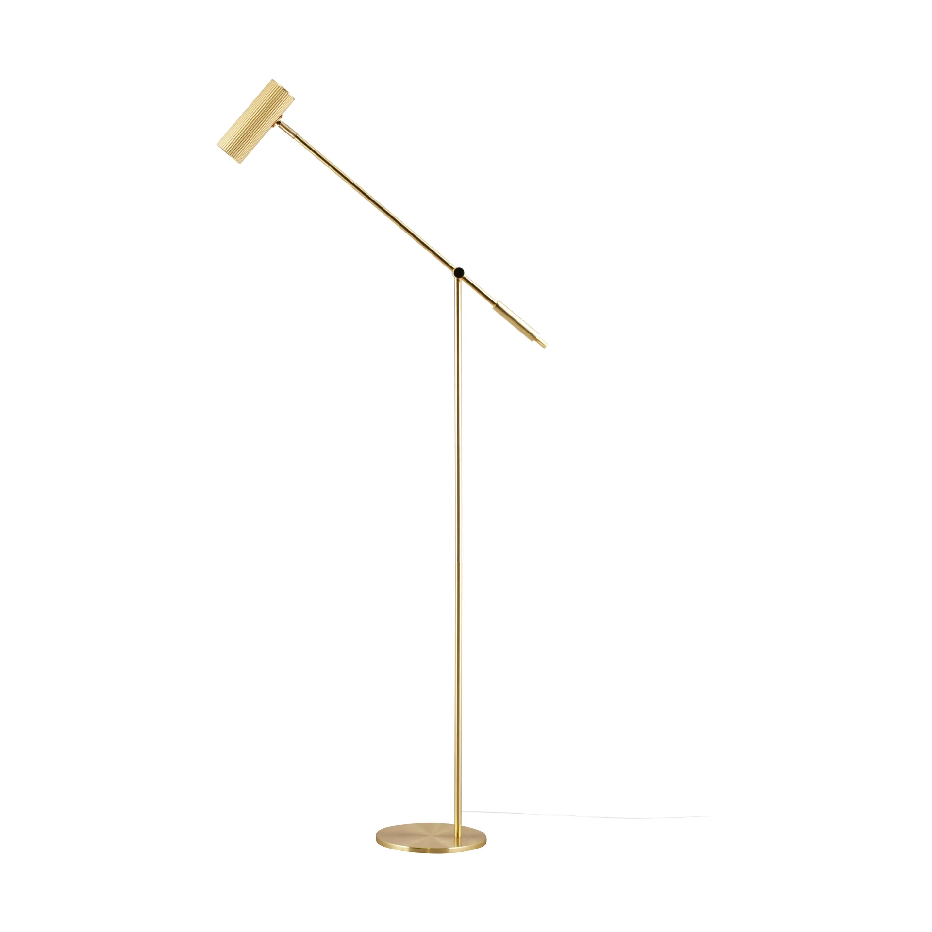 Hubble Read floor lamp, Brushed brass Globen Lighting