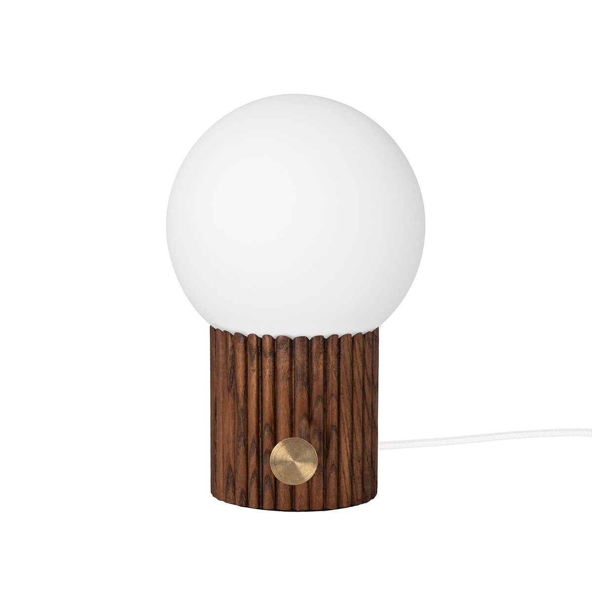 Globen Lighting Hubble table lamp Ø15 cm Walnut | Scandinavian Design | Desk & table lamps | Brown