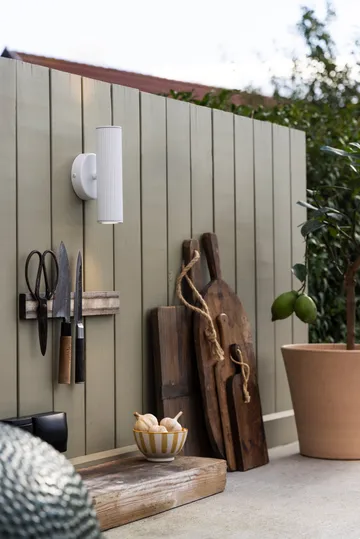 Hubble up/down wall light façade lighting - White - Globen Lighting