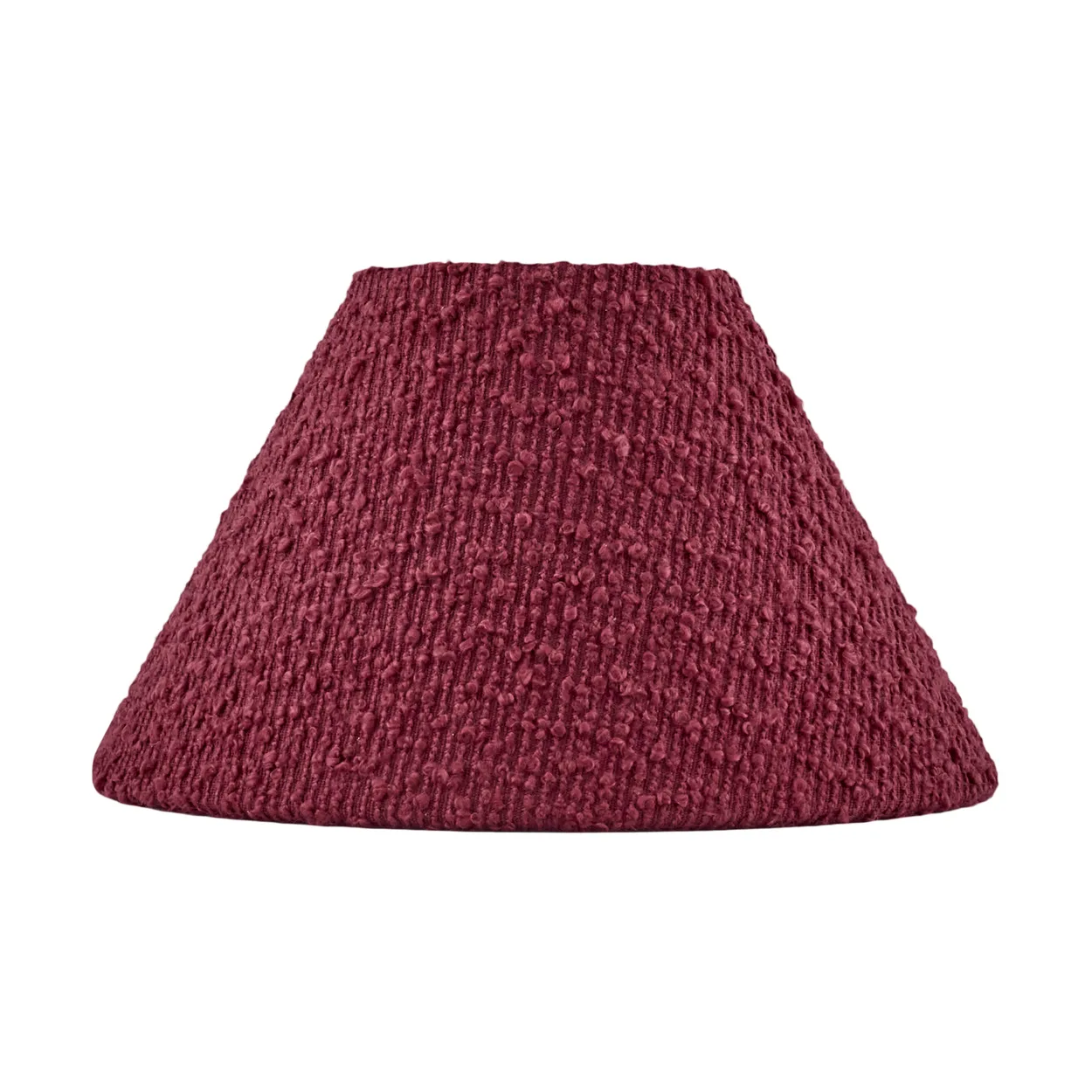 Globen Lighting Iris 20 lampshade Bouclé burgundy | Scandinavian Design | Lampshades | Red