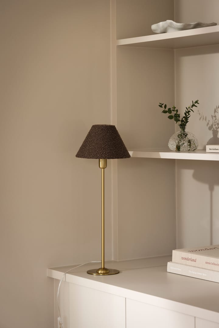 Iris 20 lampshade, Bouclé mocha Globen Lighting