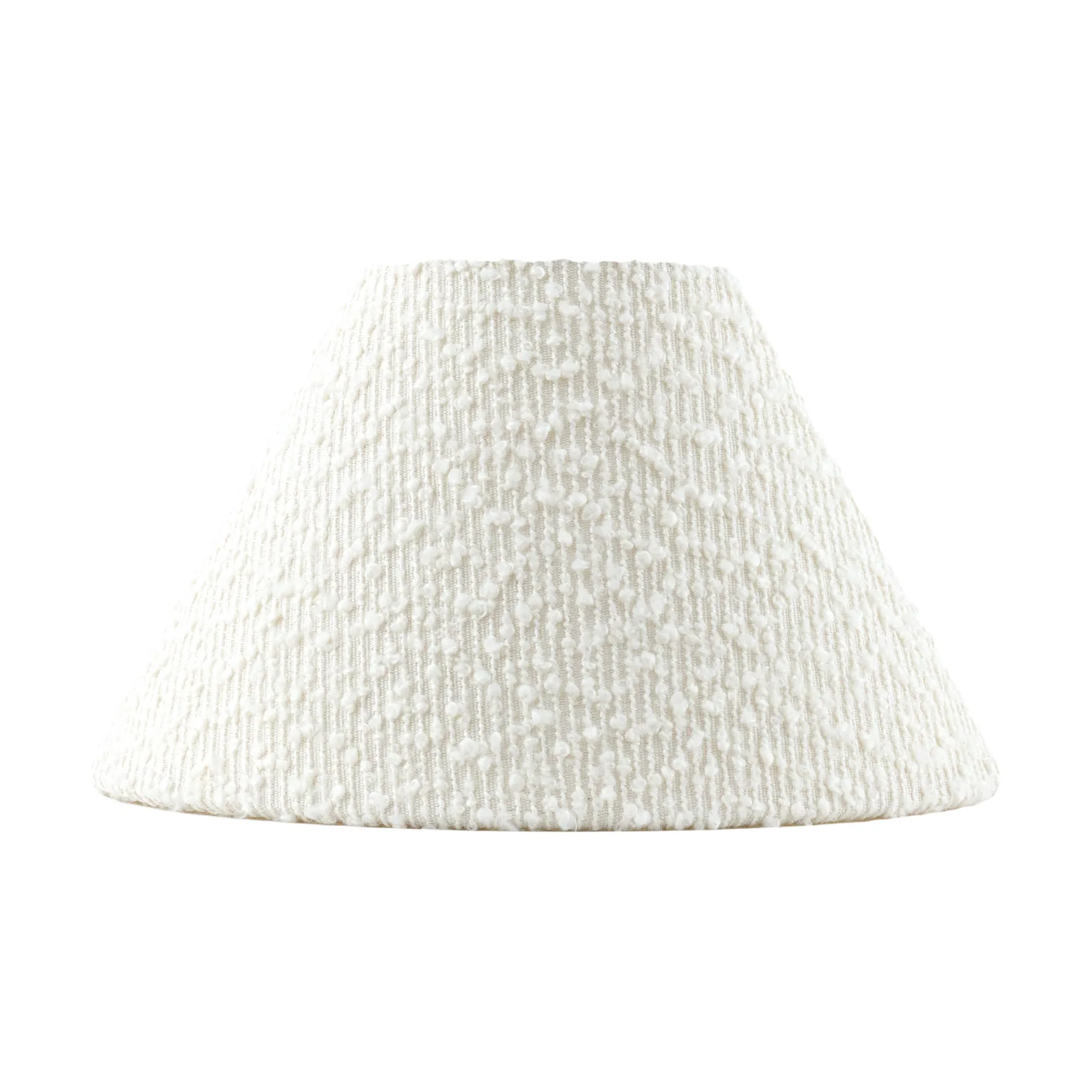 Iris 20 lampshade, Bouclé white Globen Lighting