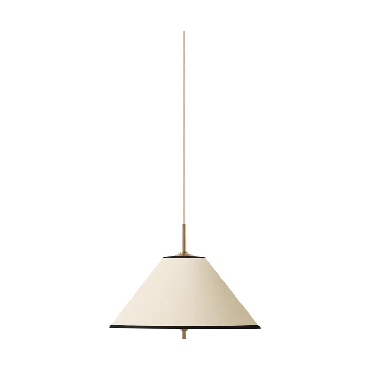 Iris pendant 25 - Cream-black (white-gold-coloured) - Globen Lighting