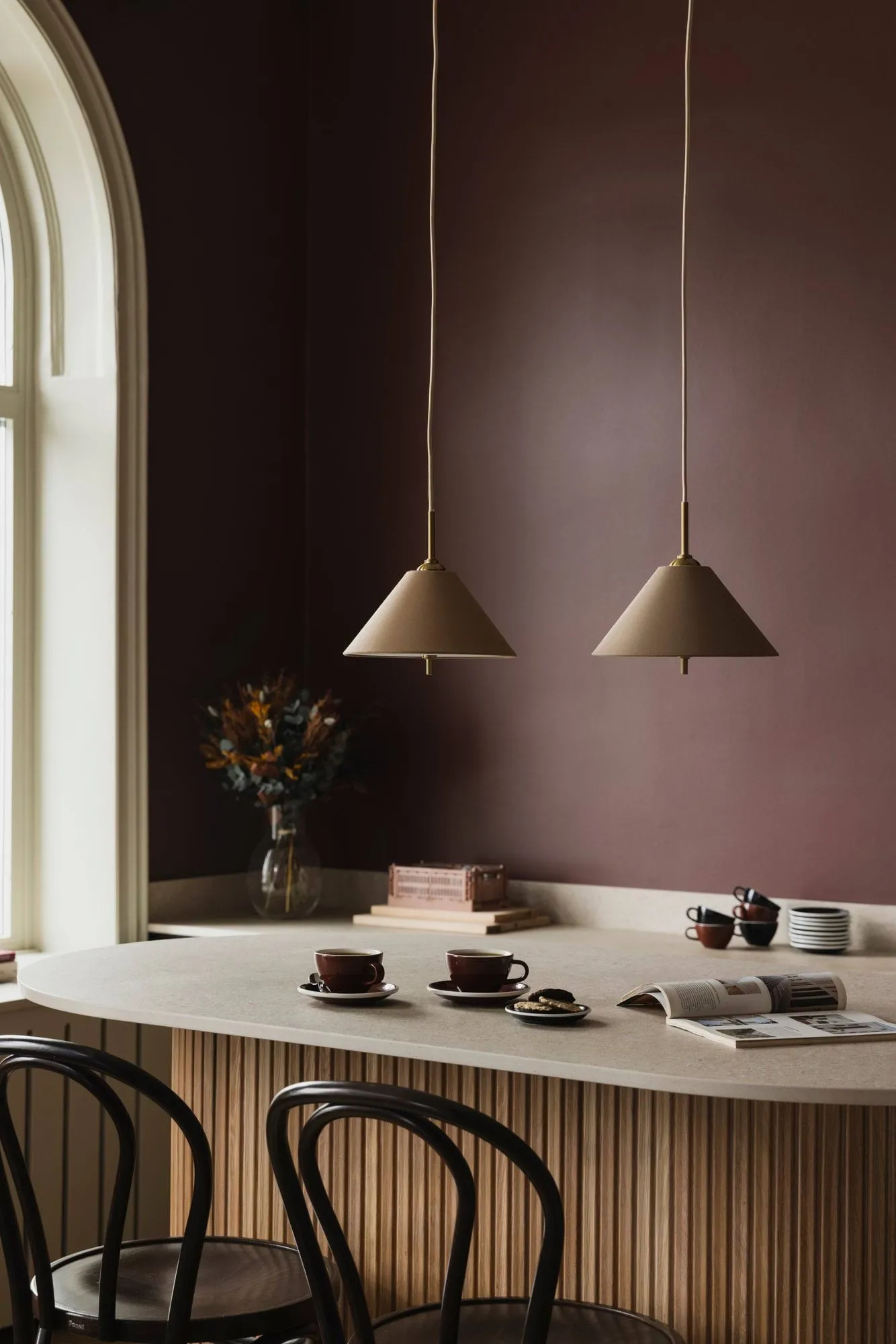 Iris pendant 25, Mocha (brown) Globen Lighting