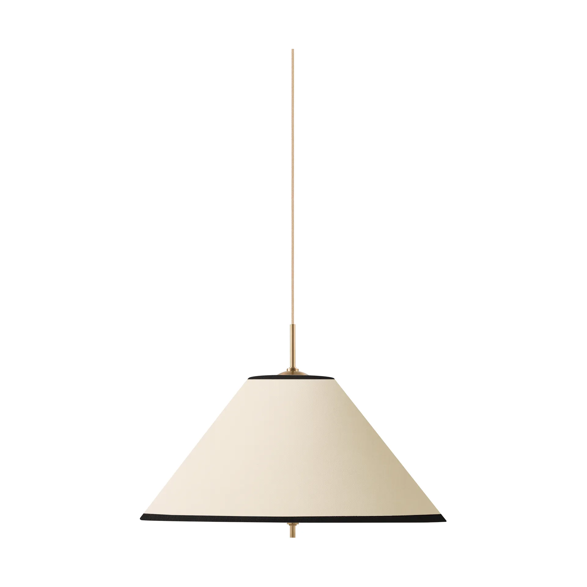 Iris pendant 50, Cream-black (white-gold-coloured) Globen Lighting
