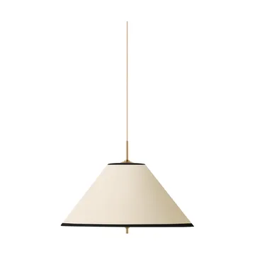 Iris pendant 50 - Cream-black (white-gold-coloured) - Globen Lighting