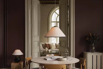 Iris pendant 50 - Cream-black (white-gold-coloured) - Globen Lighting