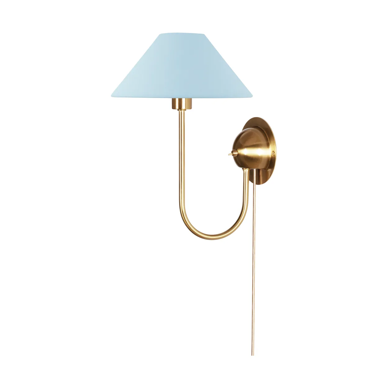 Globen Lighting Iris wall lamp Dove blue | Scandinavian Design | Wall lights | Blue