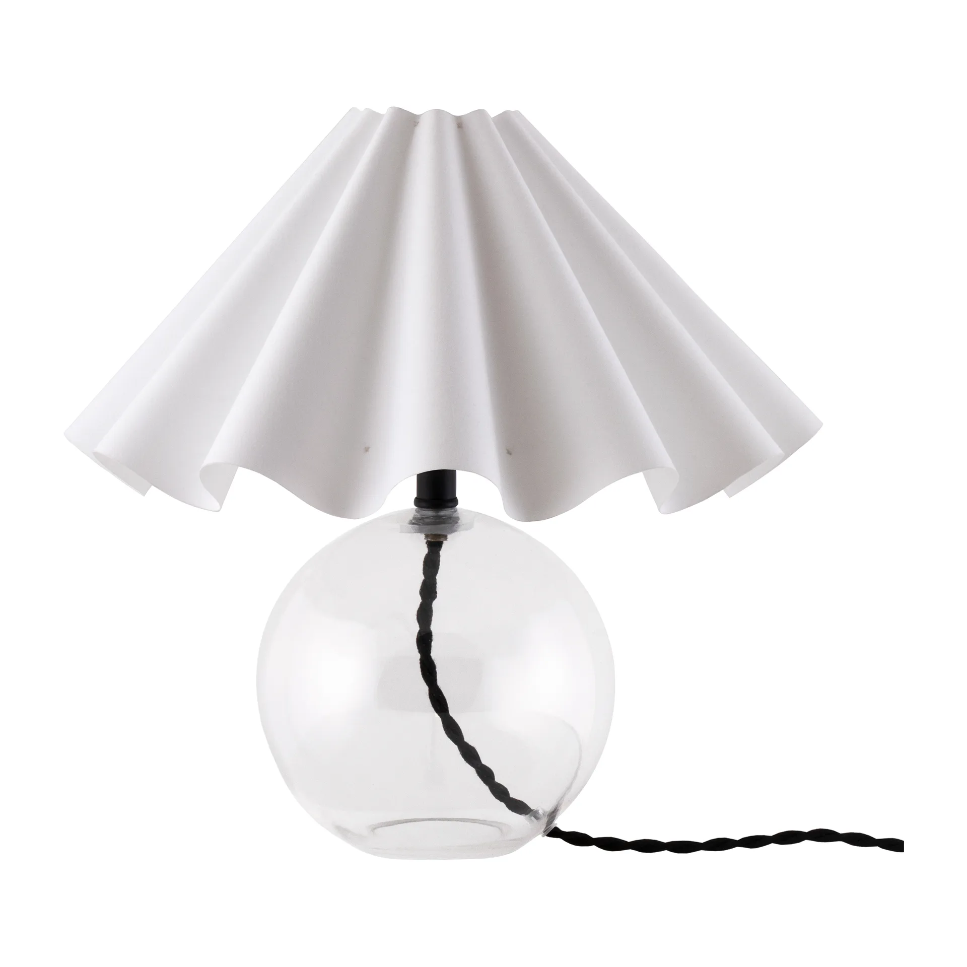 Judith table lamp Ø30 cm, Clear-white Globen Lighting