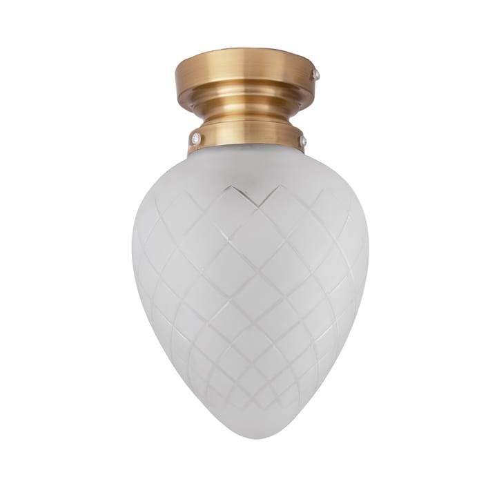 Juni IP44 ceiling lamp - sanded white - Globen Lighting