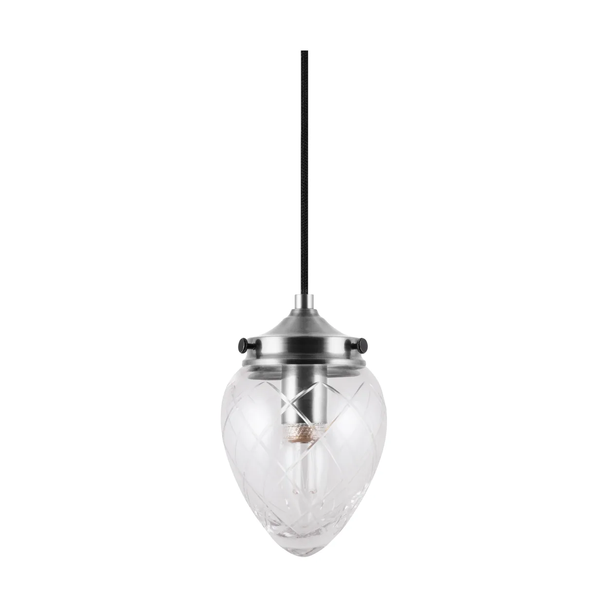 Globen Lighting Juni pendant lamp Antique steel-clear, 11