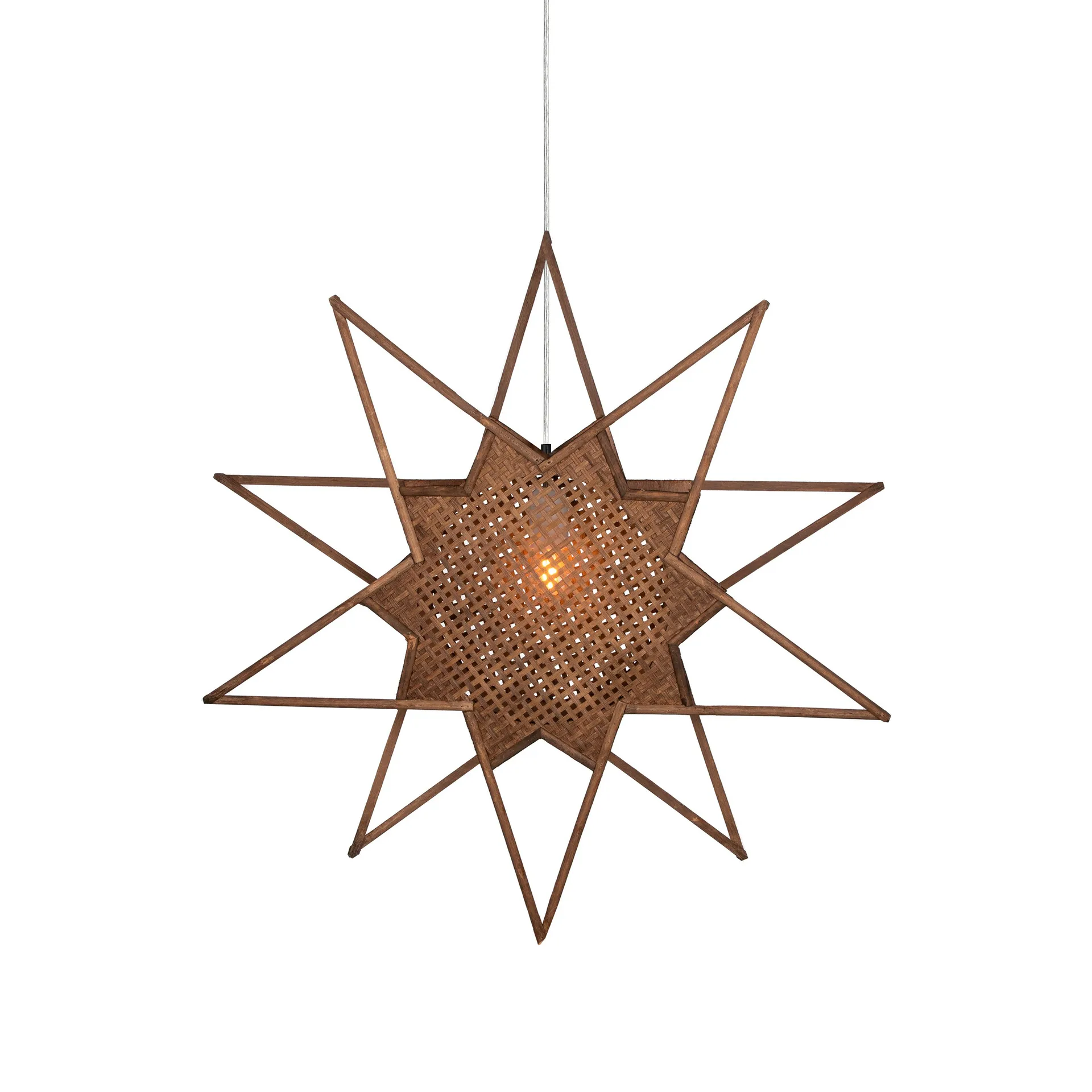 Karin advent star Ø70 cm, Brown Globen Lighting