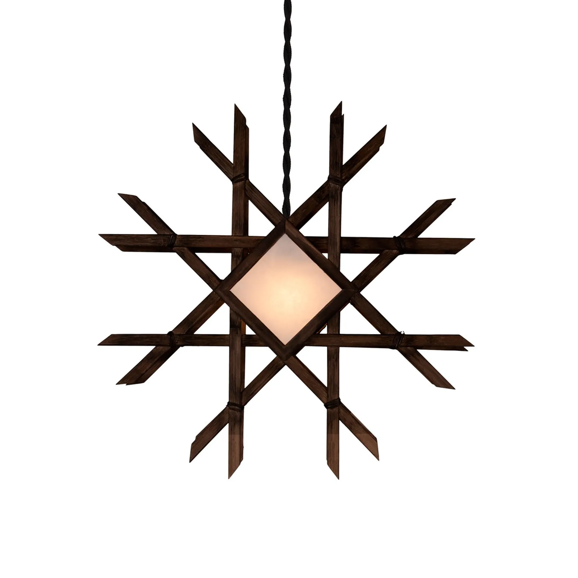 Lea 45 Christmas star, Brown Globen Lighting