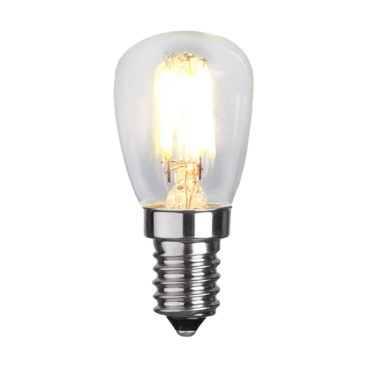 LED light source pear filament E14 ST26, Clear Globen Lighting