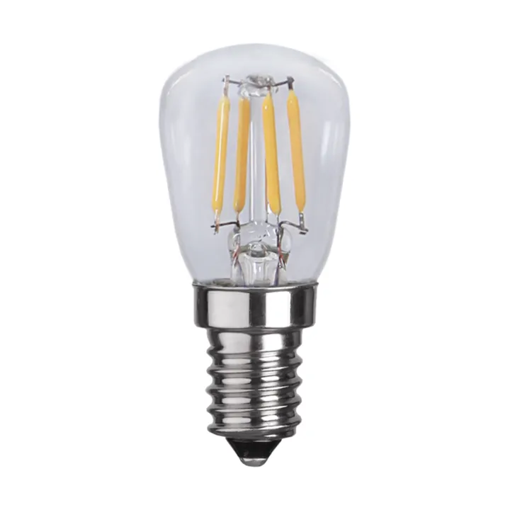 LED light source pear filament E14 ST26, Clear Globen Lighting