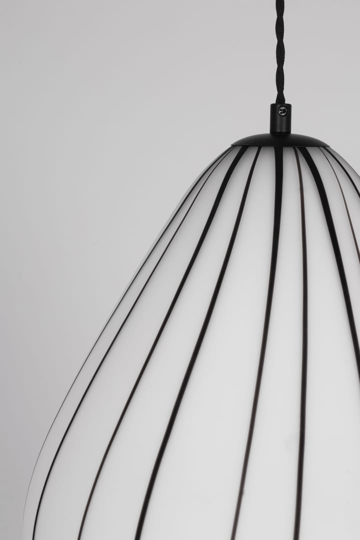 Lewis pendant lamp Ø30 cm - White-black - Globen Lighting