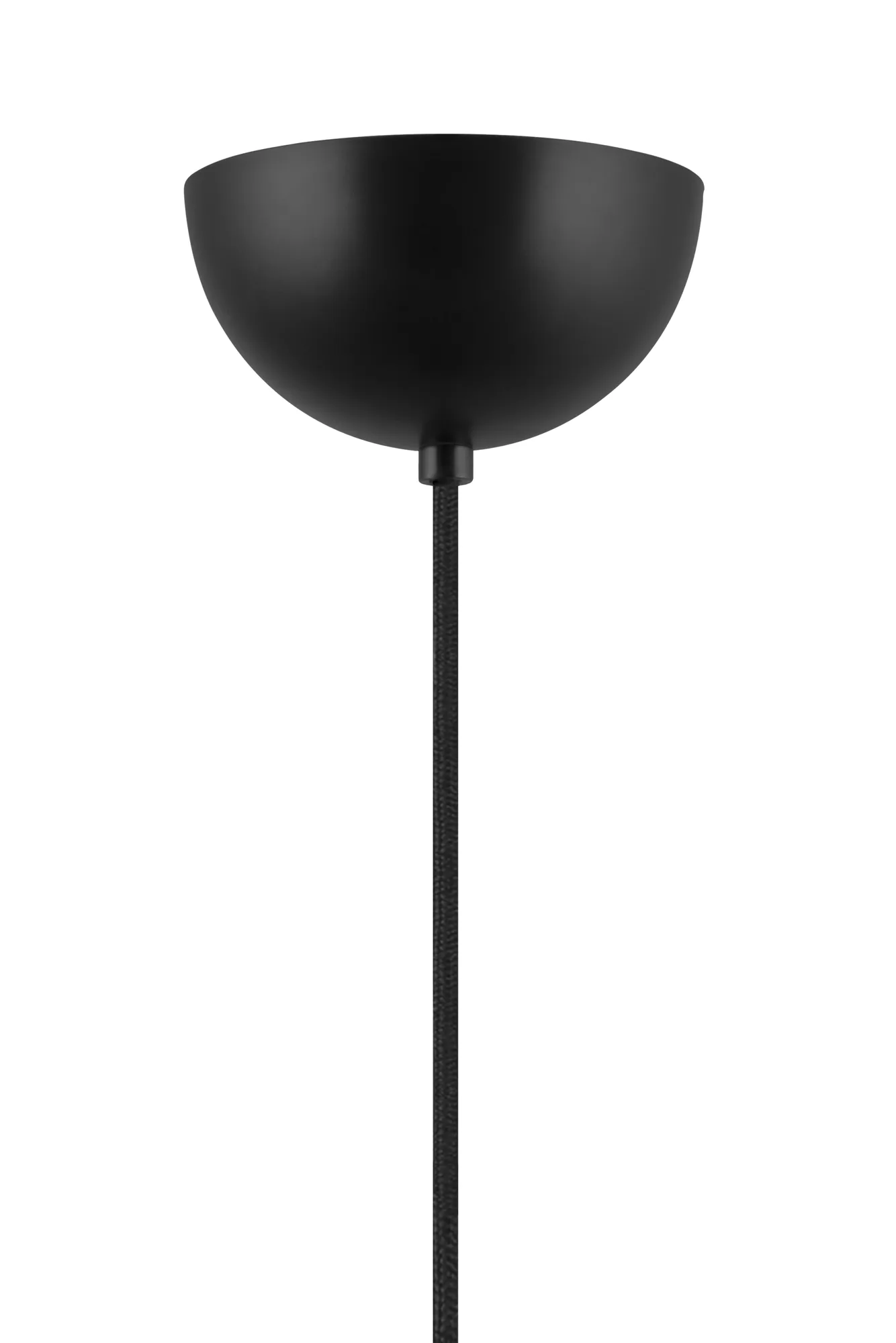 Lou pendant lamp, 3, white bouclé-black, 46x46 cm Globen Lighting