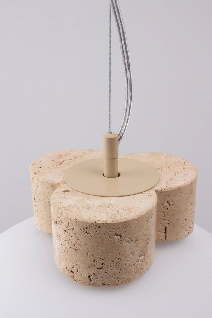 Mammut pendant lamp Ø30 cm - Travertine - Globen Lighting