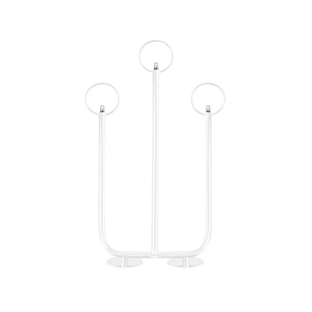 Natale 3 Advent candle holder, White Globen Lighting